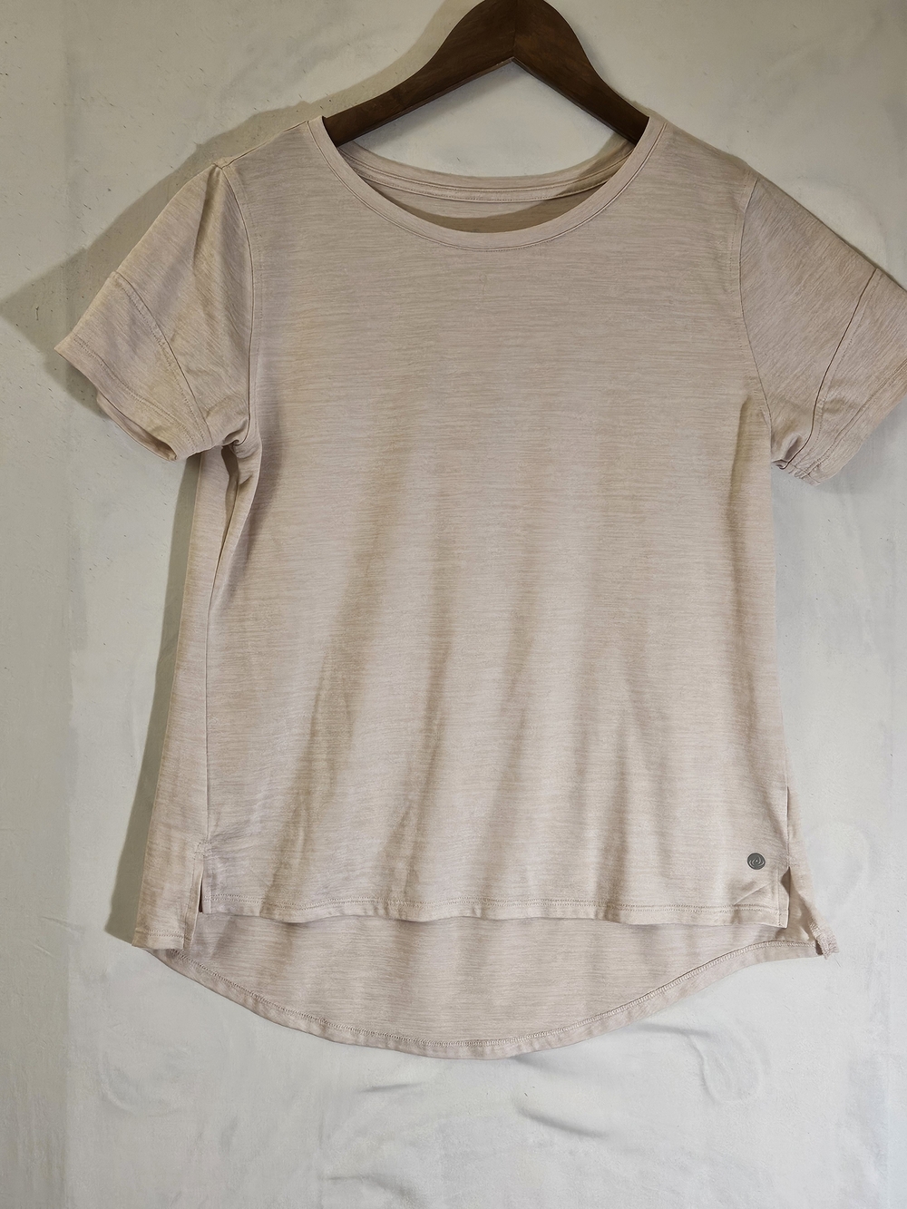 Apana Light Pink Short Sleeve Crewneck Tee
